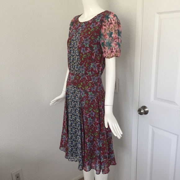 Johnny was sonny mixed floral print Dress - Picture 10 of 14